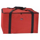 Winco BGDV-22 Insulated Food Delivery Bag 22" x 22" x 12"H - Red