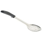 Winco BHSN-13 Stainless Steel Slotted Basting Spoon with Stop-Hook Polypropylene Handle 13" - 12/Case