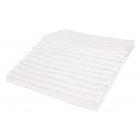 Ritz BMP Plain Non-Ribbed Terry Bar Mop Towel 16" x 19" - White - 12/Pack