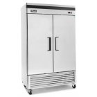 Migali C-2FB-HC Competitor Series 2-Section 2 Solid Door Reach-In Freezer 55" - Bottom Mount Compressor - 49 cu. ft. - 115v