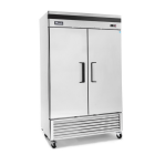 Migali C-2RB-HC Competitor Series 2-Section 2 Solid Door Reach-In Refrigerator 55" - Bottom Mount Compressor - 49 cu. ft. - 115v