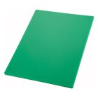 Winco CBGR-1520 Polyethylene HACCP Color-Coded Cutting Board 15 x 20 x 1/2" - Green - 6/Case