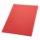 Winco CBRD-1520 Polypropylene HACCP Color-Coded Cutting Board 15" x 20" x 1/2" - Red