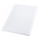 Winco CBXH-1824 High-Density Plastic Cutting Board 18" x 24" x 1" - White