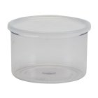 Cambro CCP15152 Plastic Round Crock w/ Lid 1-1/2 qt. - Clear - 6/Case