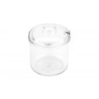 GET CD-8-2-CL SAN Plastic Condiment Jar with Slotted Lid 8 oz. - Clear