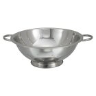 Winco COD-14 Stainless Steel Colander with Handles and Footed Base 14 qt. - 12/Case