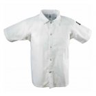 Chef Revival CS006WH-2X Unisex Poly/Cotton Short Sleeve Cook Shirt with Front Snaps and Chest Pocket - White - Size 2X-Large