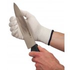 San Jamar DFG1000-L D-Shield Ambidextrous Synthetic Fiber A4-Level Cut-Resistant Glove with Red Wrist Band - Large