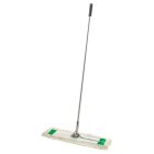 Winco DM-24 Dust Mop with 24" x 5" Cotton Head and 60" Aluminum Handle - 6/Case