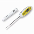 CDN DTTW572 Waterproof Thin Tip Digital Probe / Pocket Thermometer with 3-1/2" Stem - Yellow - -40 to 572 Degrees F