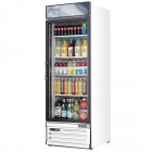 Everest Refrigeration EMGR10 Merchandiser Refrigerator White with One Glass Swing Door 24" - 115V