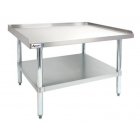 Culitek ESS-3036 Stainless Steel Equipment Stand with Adjustable Stainless Steel Undershelf and Legs 36"W x 30"D x 24"H