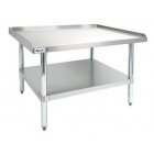 Culitek ESS-3060 Stainless Steel Equipment Stand with Adjustable Stainless Steel Undershelf and Legs 60"W x 30"D x 24"H