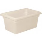 Rubbermaid FG350400WHT Polyethylene Food / Tote Box 18" x 12" x 9"D - 5 Gal. - White