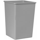 Rubbermaid FG395800GRAY Untouchable Rigid Plastic Square Liner - Gray - for FG917188, FG917388, and FG396500 35 Gallon Containers