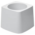 Rubbermaid FG631100WHT Plastic Toilet Bowl Brush Holder 5" - White