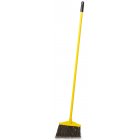Rubbermaid FG637500GRAY Angled Broom with Gray Flagged Bristles and Vinyl Coated Metal Handle 56"