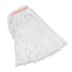Rubbermaid FGF11600WH00 Dura Pro 4-Ply Cut-End Cotton Wet Mop Head with 1" Headband 16 oz. - White