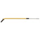 Rubbermaid FGQ760000000 Hygen Quick-Connect Aluminum Ergo Adjustable Handle - from 47-3/4" to 71-3/4" Long - Yellow