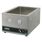 Winco FW-S600 Countertop Electric Food Cooker / Warmer 22-1/2"W x 14-5/8"D x 10-5/8"H - Holds (1) Full Size Pan 6"Deep - 120v, 1500W