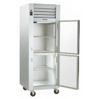 Traulsen G11000 1-Section Right Hinged 2 Glass Half Door Reach-In Refrigerator 30" - 24.2 Cu. Ft.