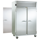 Traulsen G24315P 2-Section Left/Left Hinged 2 Solid Full Door Pass-Thru Hot Food Holding Cabinet 52" - 47 cu.ft. - 208v/115v