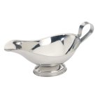 Winco GBS-8 Stainless Steel Gravy Boat with Handle 8 oz. - 36/Case