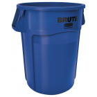 Rubbermaid FG264360BLUE Vented BRUTE Round Container 44 Gal. - Blue