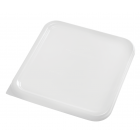 Rubbermaid FG650900WHT Space Saving Square Food Storage Container Lid 2-8 Qt. - White