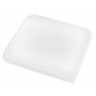 Rubbermaid FG652300WHT Space Saving Square Food Storage Container Lid 12-22 Qt. - White
