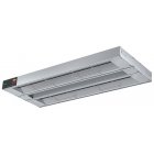 Hatco GRAH-48D3-120-QS Glo-Ray High Wattage Aluminum Dual Rod Infrared Strip Heater / Food Warmer with Toggle Controls & 3" Spacer 48" - 120v