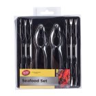 TableCraft H76984 8-Piece Seafood Tools Kit - includes: (2) Lobster Crackers and (6) Fork Picks - 6 Kits/Case
