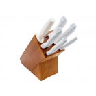 Dexter Russell HSG-3 7 Piece Knife Set w/ Wooden Block
