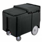 Cambro ICS175LB110 175 lb Insulated Mobile Ice Caddy - Plastic, Black