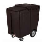 Cambro ICS200TB110 200 lb Insulated Mobile Ice Caddy - Plastic, Black