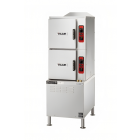 Vulcan C24ET10 ET Series 2-Compartment Electric Convection Steamer with Cabinet Base and Professional Controls - 10 Pan/cap - 480v, 24 kW