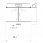 Hobart CL54EN-BAS+BUILDUP 1-Tank High Temp Conveyor Dishwasher - 245 racks/hr - 208v/3, 15 kW