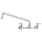 Advance Tabco K-119 Heavy-Duty Lead-Free Splash Mount Faucet with 8"O.C and 16" Swing Spout 