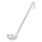 Winco LDI-2 One-Piece Stainless Steel Ladle with 10-1/2" Hooked Handle 2 oz.