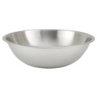 Winco MXHV-1300 Stainless Steel Heavy-Duty Shallow Mixing Bowl 13 qt. - 12/Case