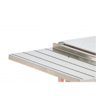 Vollrath NF39960 60" Non-Folding Tray Slide - Removable, Stainless