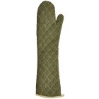 Winco OMF-24 Flame Retardant Cotton Oven Mitt 24" - Green - 12/Case