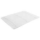 Winco PGW-1216 Chrome-Plated Wire Sheet Pan Grate / Cooling Rack 12 x 16-1/2" - For 1/2 Size - 48/Case