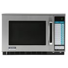 Sharp R-25JTF Stainless Steel Heavy Duty Commercial  Microwave Oven with Touch Pad Controls 20-1/8" - 0.7 cu. ft. - 230/208V, 2100W