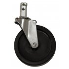 Advance Tabco RA-25 Standard Bolted Stem Caster 5" dia. - for use on Welded Pan Racks