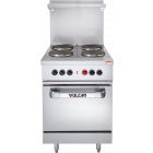 Vulcan EV24-S-4FP-208 Endurance Electric Range Four French Burner w/ Oven Base 24" - 208V