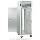 Traulsen RHT132NPUT-FHG Spec-Line 1-Section 1 Glass Door front / 1 Solid Door Rear Reach-In Pass-Thru Refrigerator 26" - 23.43 cu. ft. - 115v