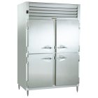 Traulsen RHT232WUT-HHS Spec-Line 2-Section 4 Solid Half Door Reach-In Refrigerator 58" - 50.53 cu. ft. - 115V