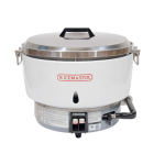 Town RM-55P-R 55 Cup Commercial Rice Cooker, Steel Handles, Aluminum Exterior, Liquid Propane